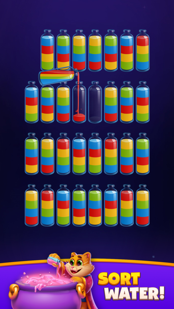 Magic Sort MOD APK gameplay