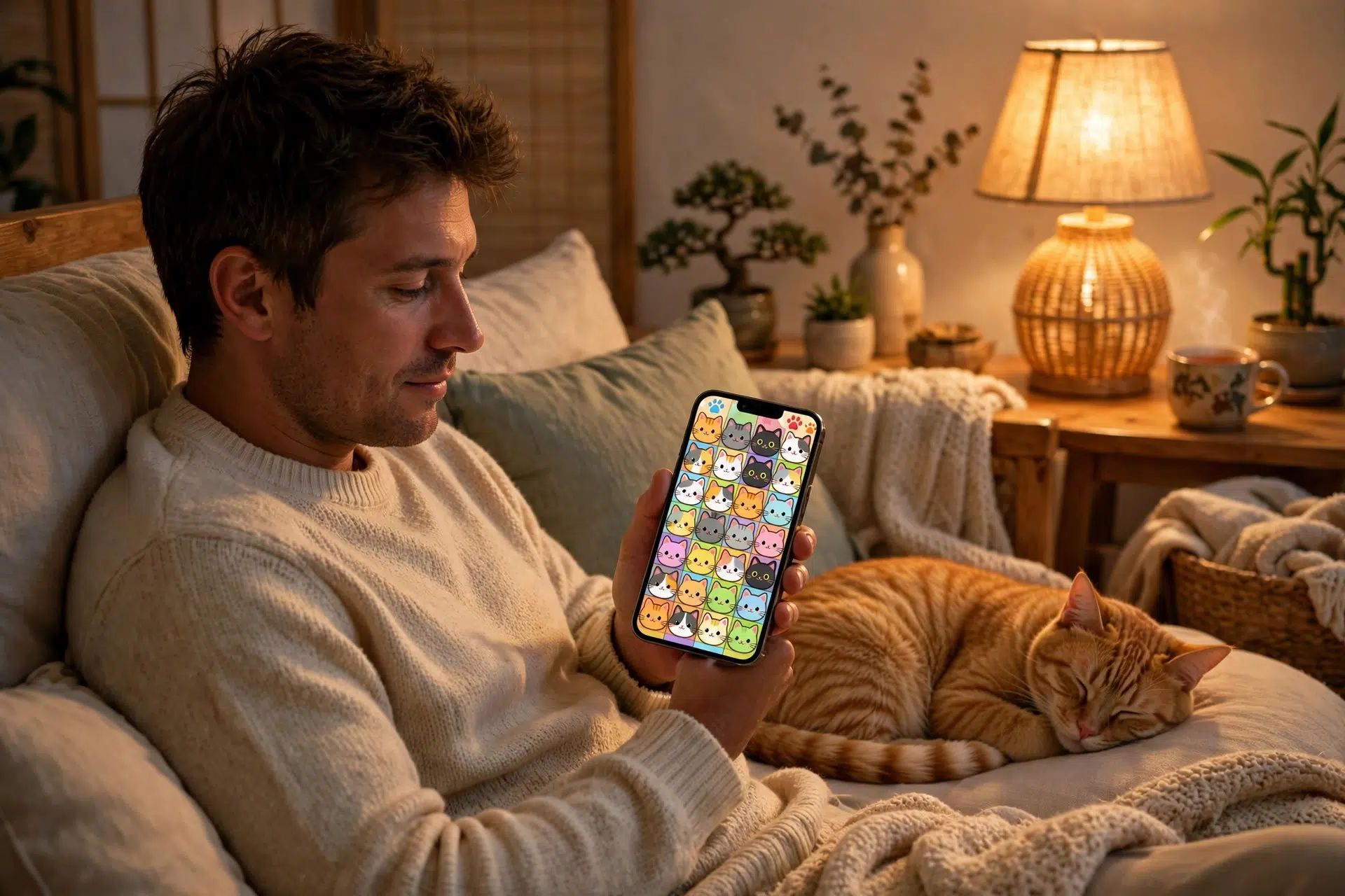 Jugando a Meowdoku sin anuncios ni interrupciones
