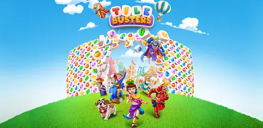 Fichas iguales listas para unir en Tile Busters