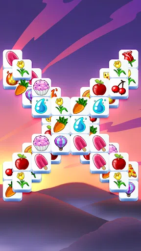 Niveles de Tile Club con fichas de frutas y animales